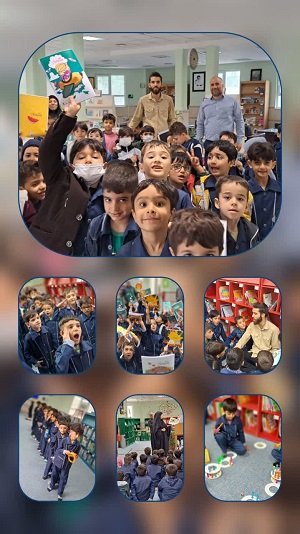 بازدید دانش آموزان کلاس مدرسه میرزای قمی